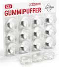 Möbel-Schutzpads: selbstklebend, 12 Stück, 22mm