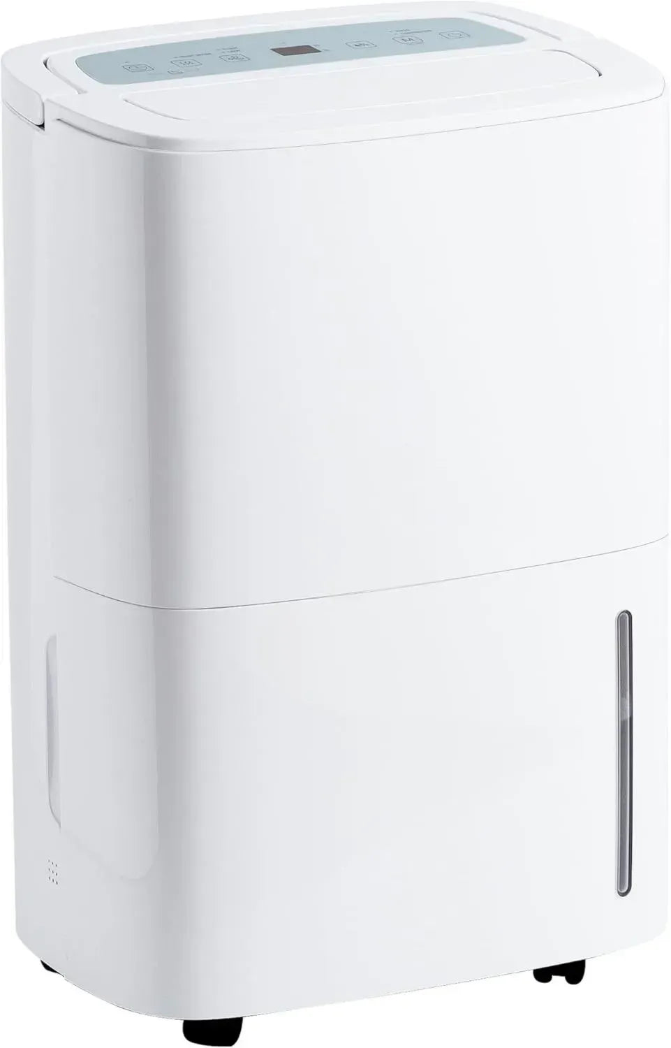 Hocheffizienter 70L/Tag Luftentfeuchter mit Automatikmodus und Schlauch, Ideal für Keller, Badezimmer und Schlafzimmer bis 150m², mit Digitalanzeige, Schimmelschutz, 360° Rollen, Leiser Betrieb mit 40dB
