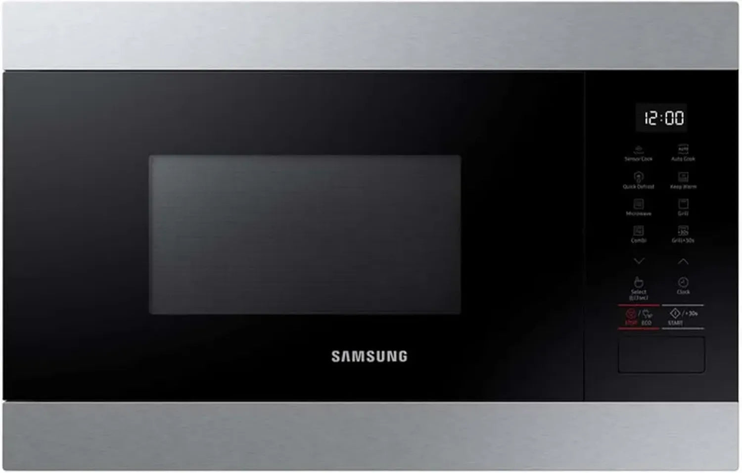 Samsung Einbau-Mikrowelle 22 L mit Grill und Smart Sensor, Edelstahl
