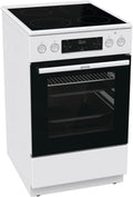 Gorenje Elektro-Standherd mit Glaskeramikfeld, 70L, GentleClose, AirFry, AquaClean, Weiß