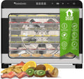 TurboTronic Edelstahl Dörrautomat 50L, 35-75°C, 7 Schichten für Obst und Gemüse