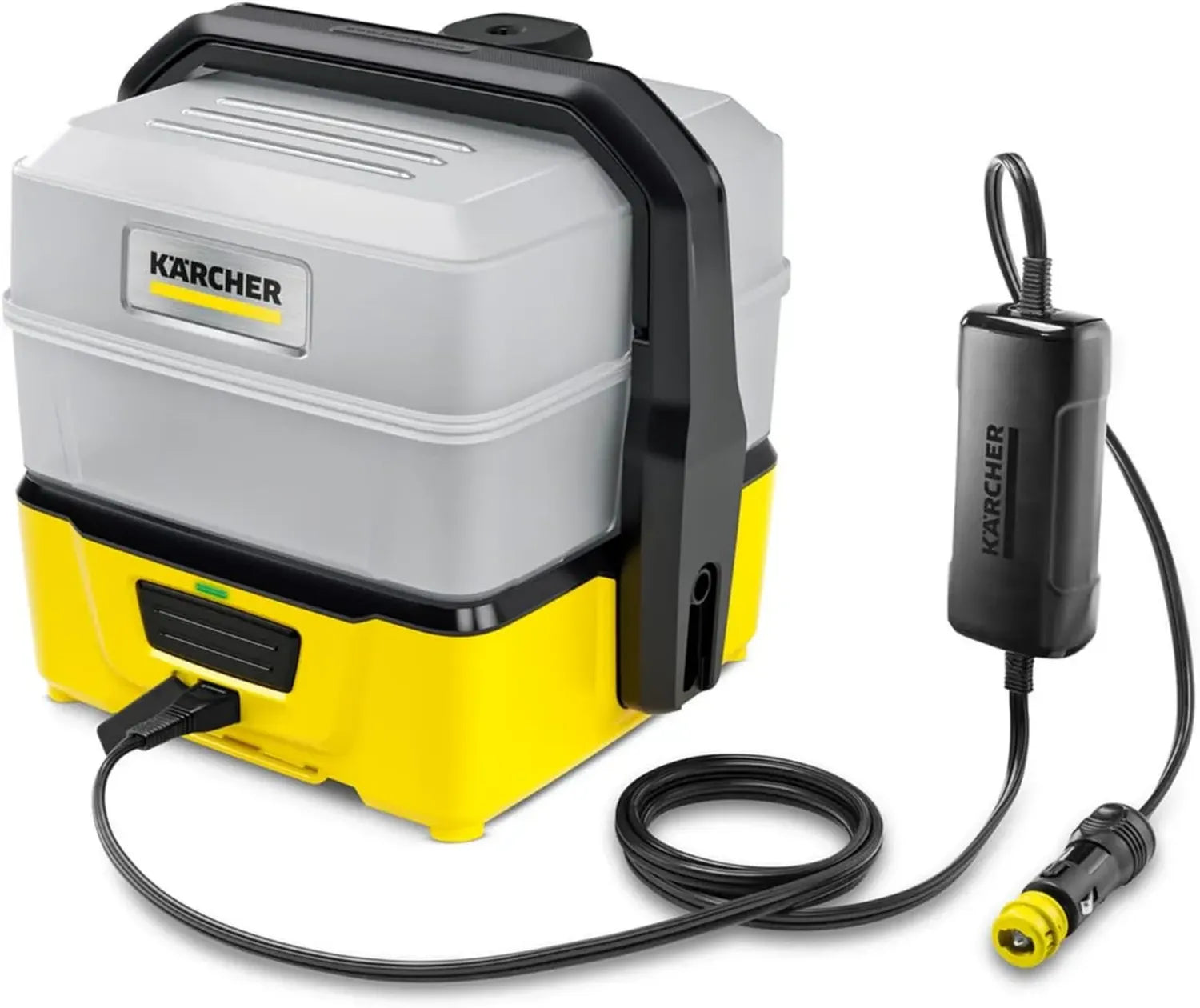 Kärcher Mobiler Outdoor-Reiniger OC 3 Plus für Autos, mit KFZ-Adapter, 7-l-Wassertank, Lithium-Ionen-Akku, schonender Niederdruck